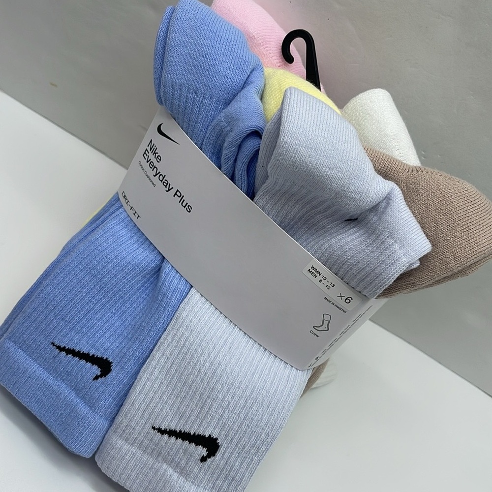 Nike Everyday Plus Cushioned
Training Crew Socks (6 Pairs)
Multi-Color
Size L - Picture 13 of 16